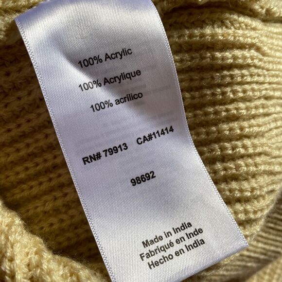 MOTHERHOOD MATERNITY Embroidered Detail Maternity Crew Neck Sweater, Size S - Picture 6 of 6